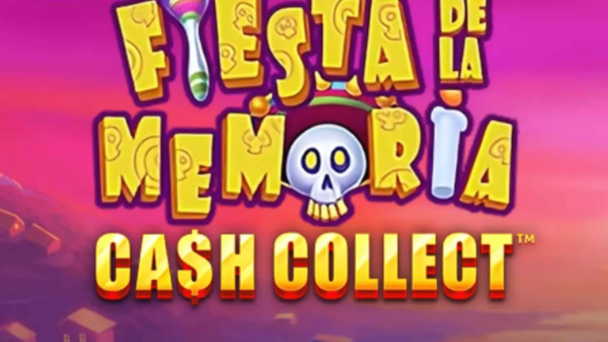 Tampilan visual neon yang meriah dari slot Fiesta de la Memoria Cash Collect